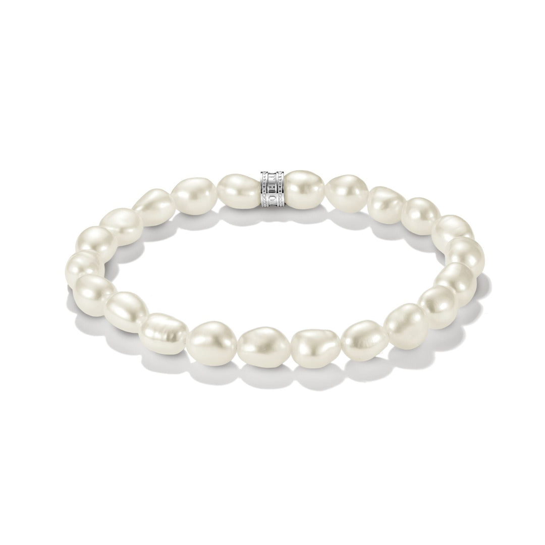 Thomas Sabo Stainless Steel Freshwater Pearl Bracelet TA2255SWH