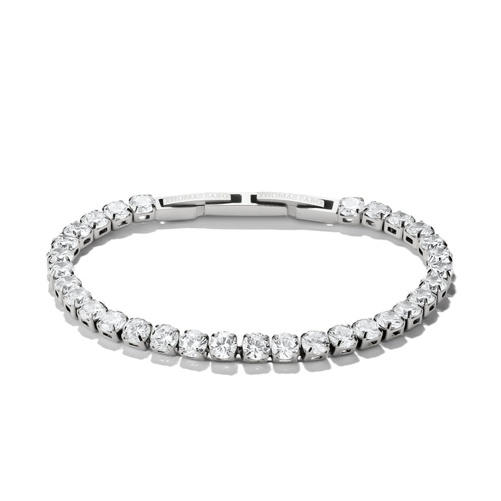 Thomas Sabo Stainless Steel Tennis Bracelet with White Zirconia TA2259SCZ