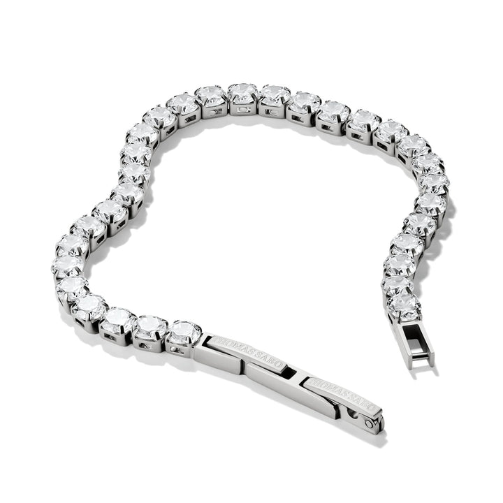 Thomas Sabo Stainless Steel Tennis Bracelet with White Zirconia TA2259SCZ