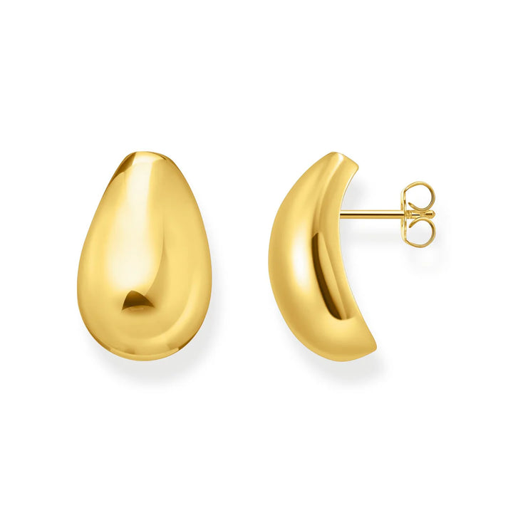 THOMAS SABO EAR STUDS in Drop Shape Gold TH2308Y