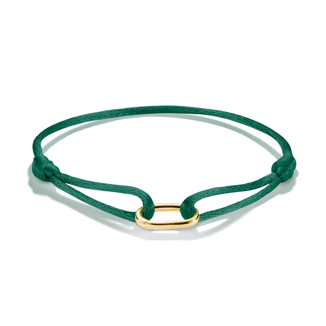 THOMAS SABO Connect Textile Bracelet Green TC1210GRY