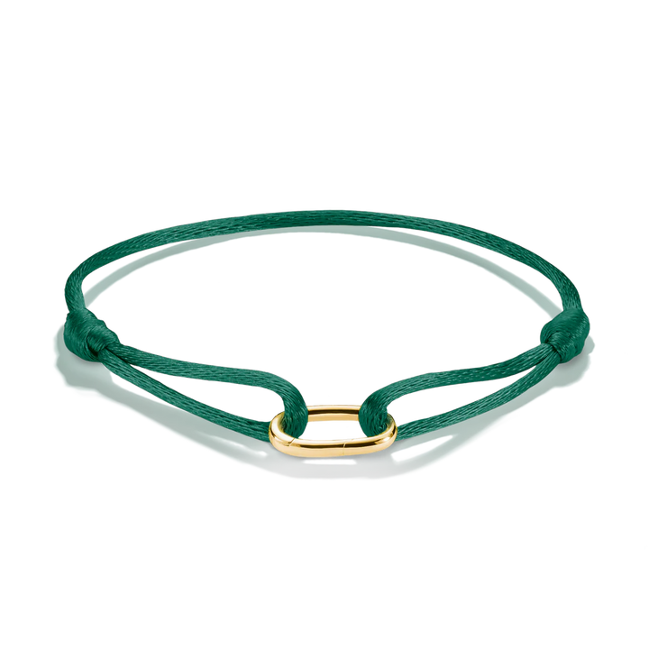 THOMAS SABO Connect Textile Bracelet Green TC1210GRY