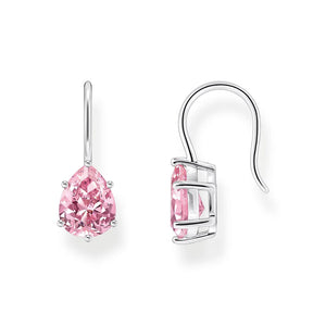 THOMAS SABO EARRINGS With Pink Drop-Shaped Zirconia TH2290P