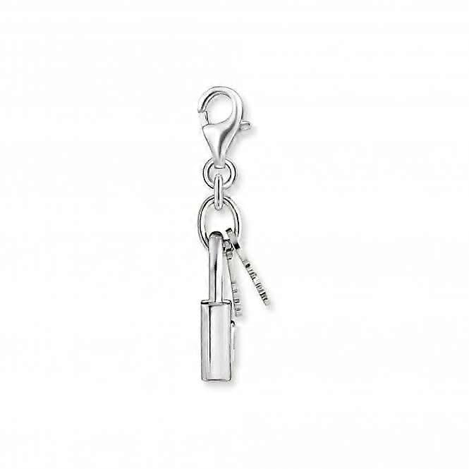 Thomas Sabo Charm Pendant Lock with Key Silver CC1875