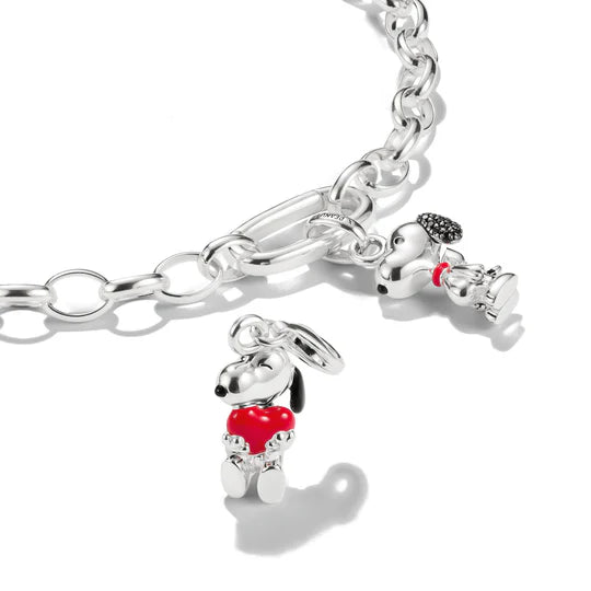THOMAS SABO Snoopy & Heart Peanuts Charm Pendant CC2226