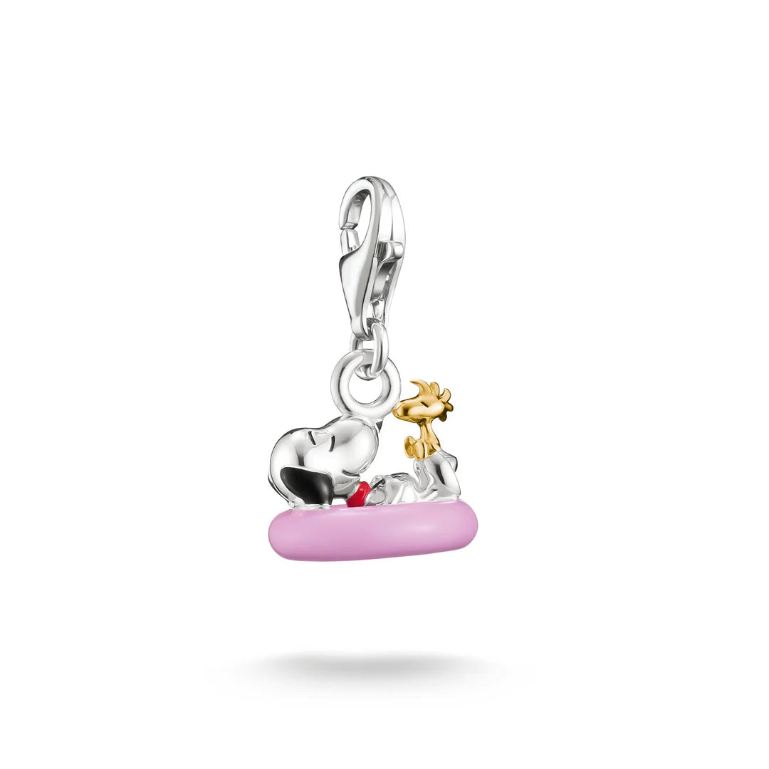 THOMAS SABO Original Charm Snoopy and Woodstock with Swim Ring CC2244