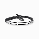 THOMAS SABO Snake bracelet with black zirconia TAR118