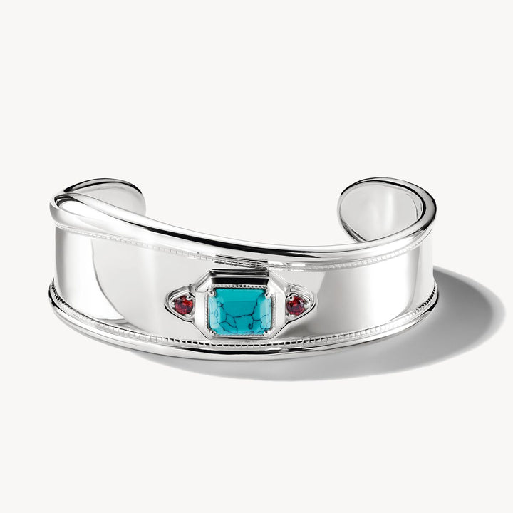 THOMAS SABO Elyndra Bangle with Turquoise Stone TAR120TU