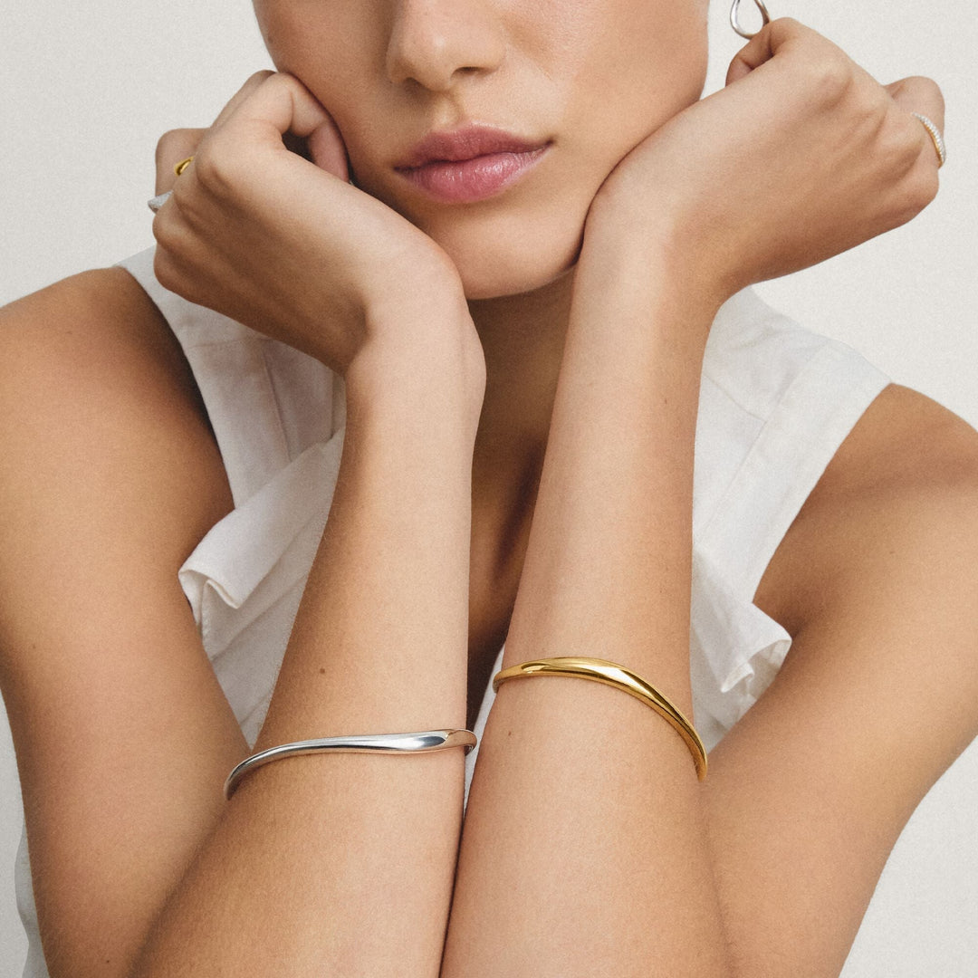 THOMAS SABO Bangle with wave design TAR122MY