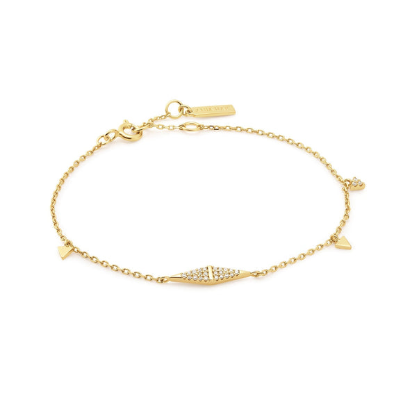 Ania Haie Gold Geometric Chain Bracelet B053-02G