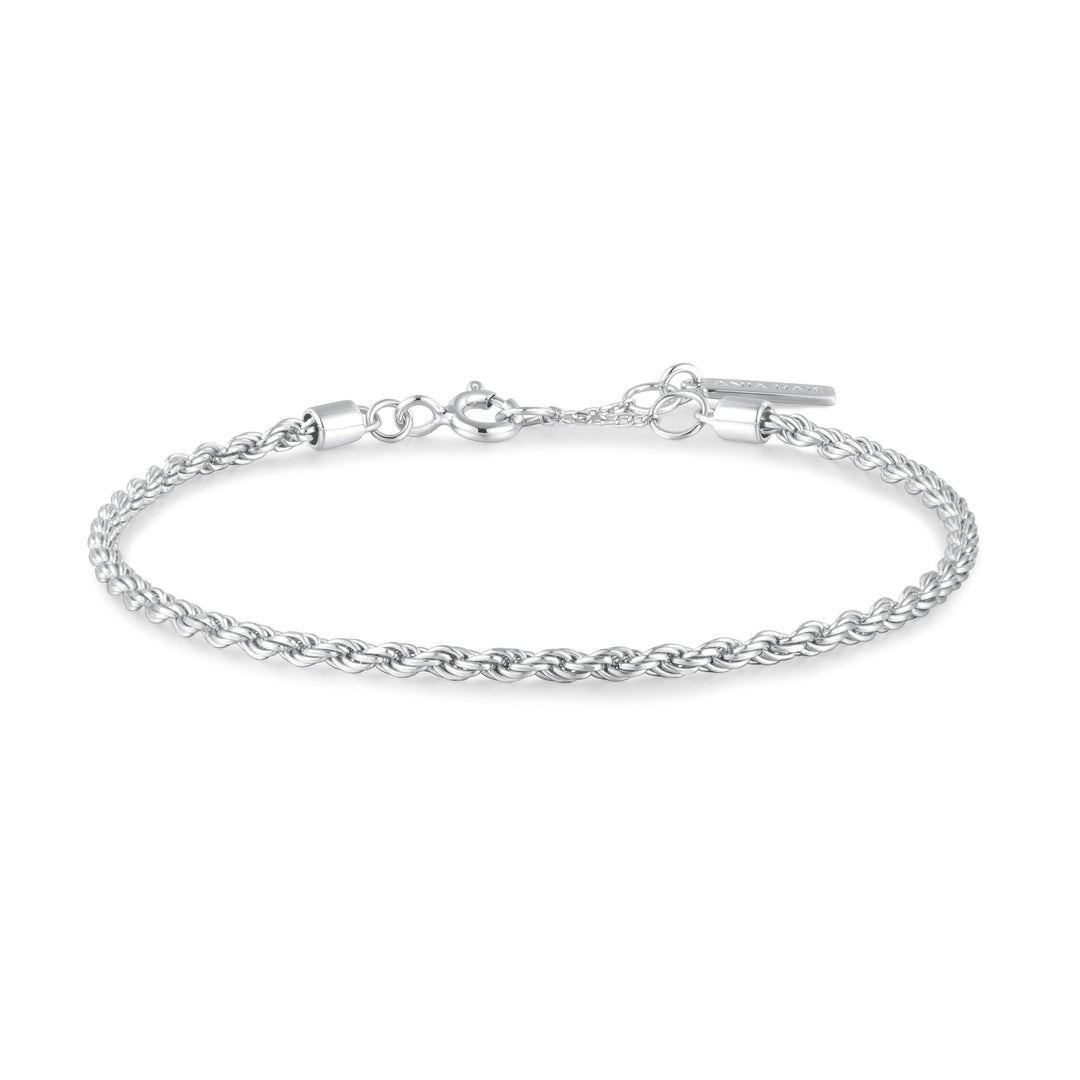 Ania Haie Silver Rope Twist Bracelet B058-04H