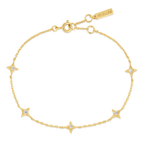 Ania Haie Gold Star Station Bracelet B061-02G