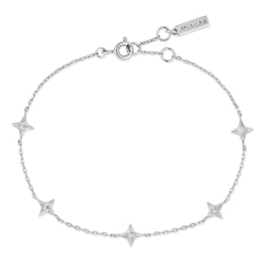 Ania Haie Silver Star Station Bracelet B061-02H