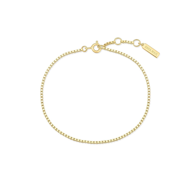 Ania Haie Gold Box Chain Bracelet