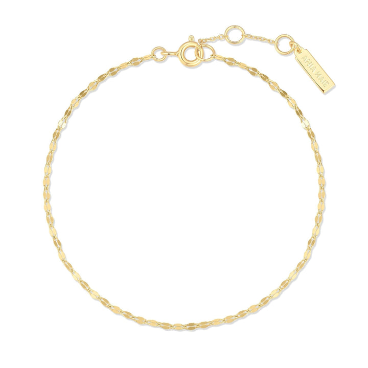 Ania Haie Gold Textured Chain Bracelet B073-02G