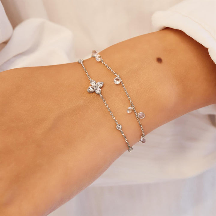 Ania Haie Silver Droplet Station Bracelet B074-05H