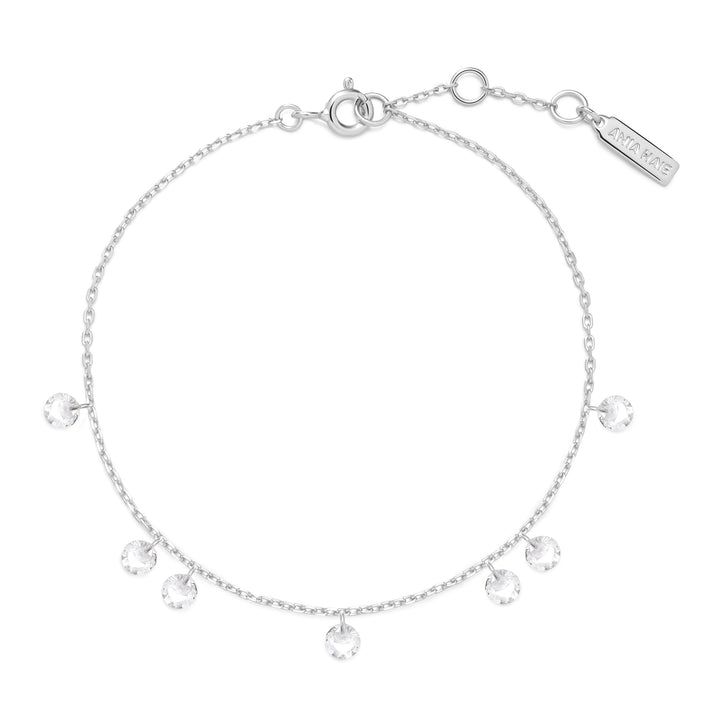 Ania Haie Silver Droplet Station Bracelet B074-05H