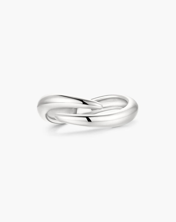 Ania Haie Silver Spiral Adjustable Ring R079-02H