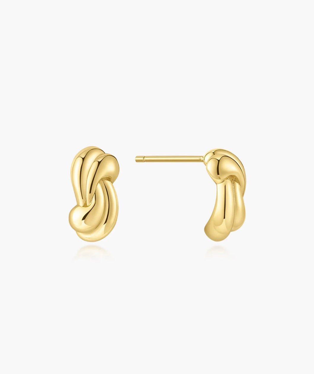 Ania Haie Gold Rope Twist Stud Earrings E077-01G