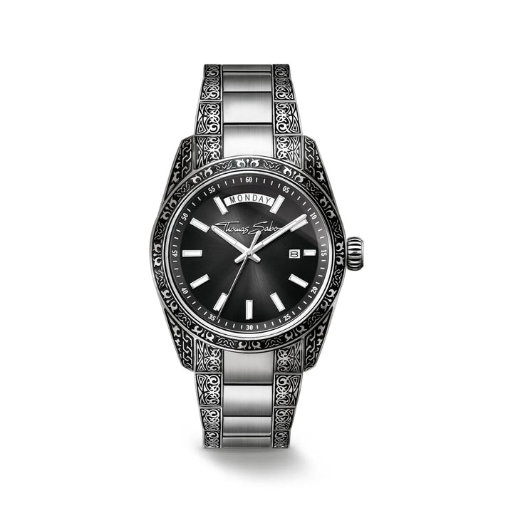 THOMAS SABO Rebel Revive Watch 40mm Black TWA0438
