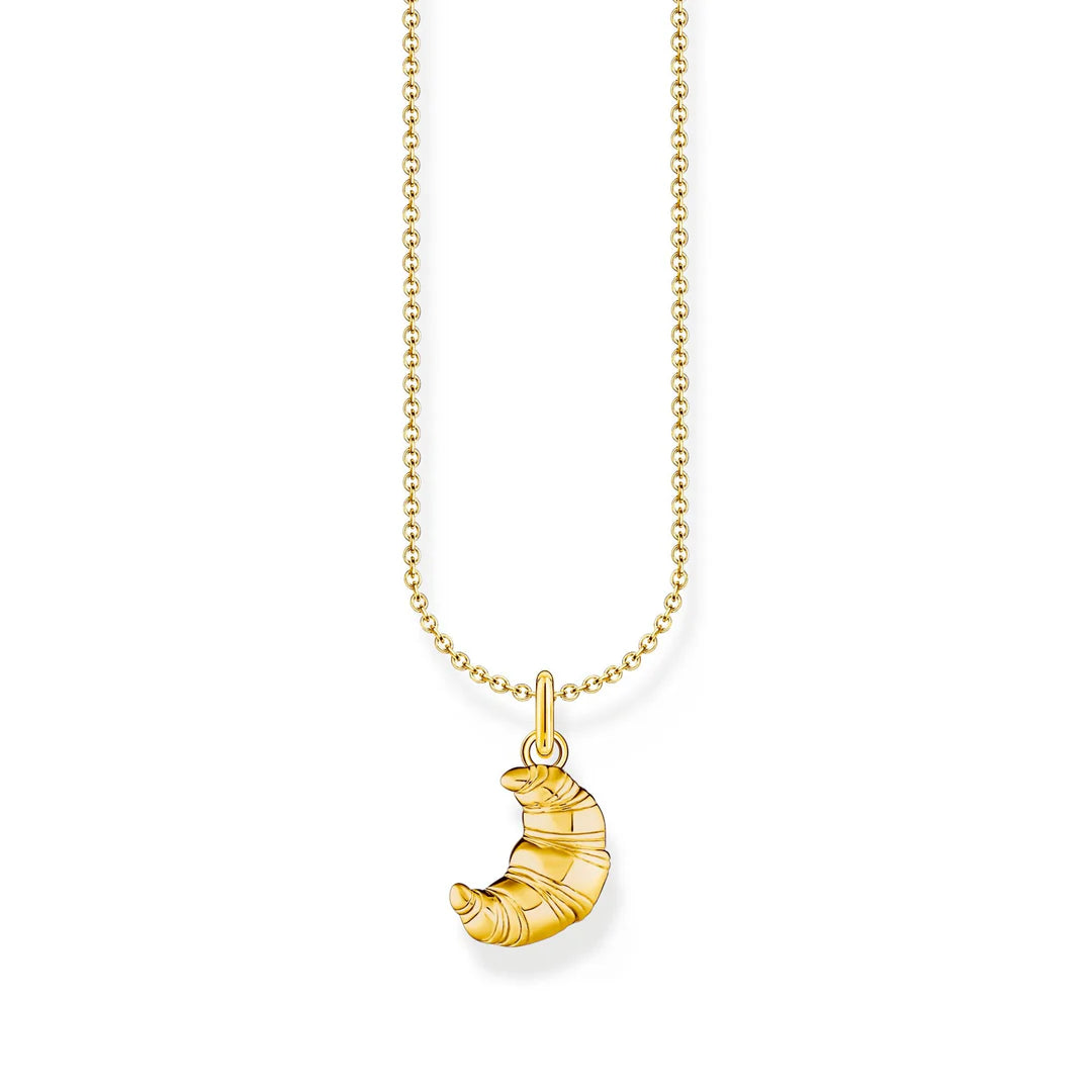 THOMAS SABO NECKLACE with Croissant Pendant  - Gold TKE2229Y