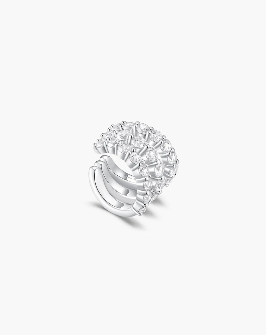 Ania Haie Silver Pavé Triple Wrap Ear Cuff E079-02H
