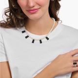 Thomas Sabo Pearl  Necklace with Black Goldbear TKE2208B