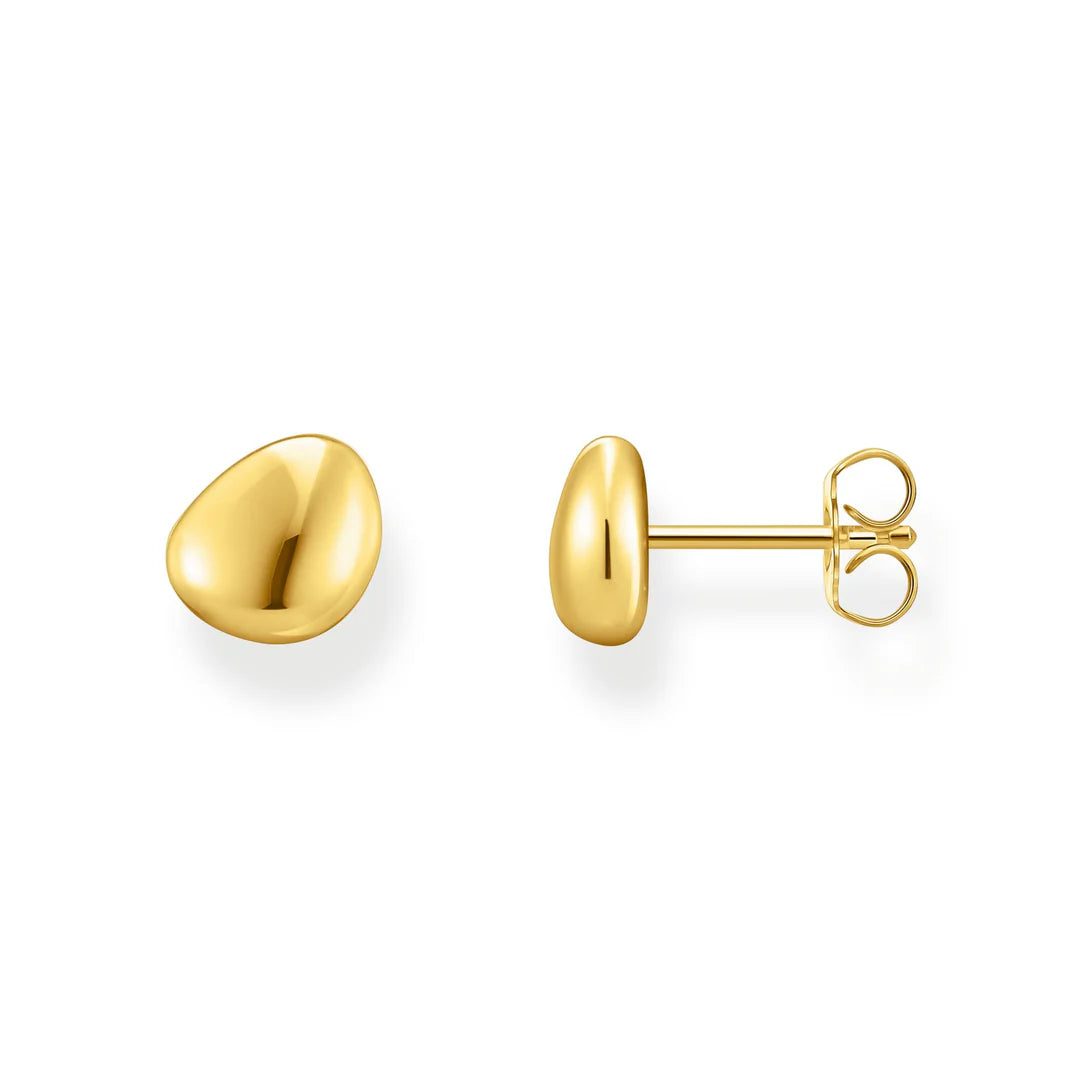 THOMAS SABO EAR STUDS in Organic Shape Gold TH2307Y