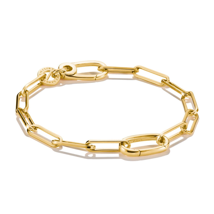 Thomas Sabo Gold-Tone Stainless Steel Charm Club Chunky Link Bracelet TC1205SY