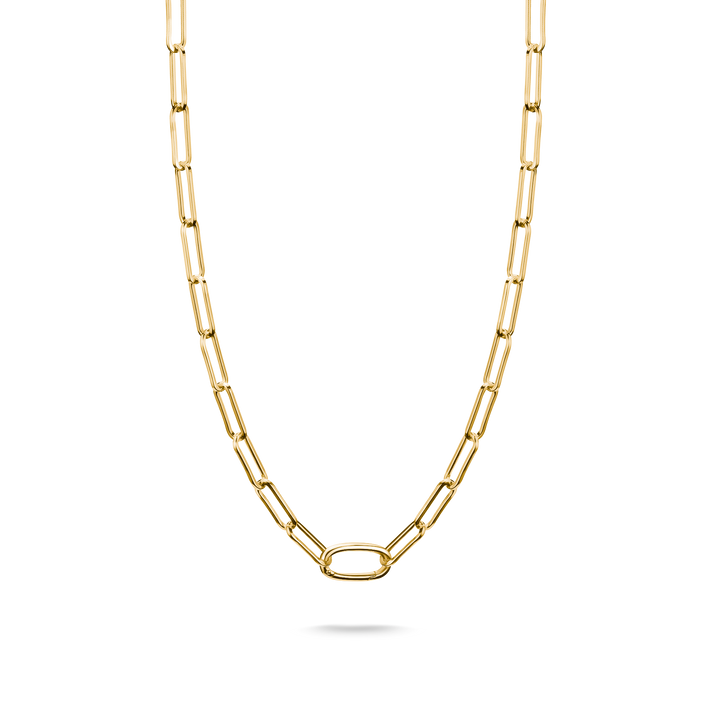 THOMAS SABO Connect Charm necklace paperclip Gold