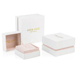Ania Haie 14kt Gold White Sapphire Hoop Earrings EAU007-04YG