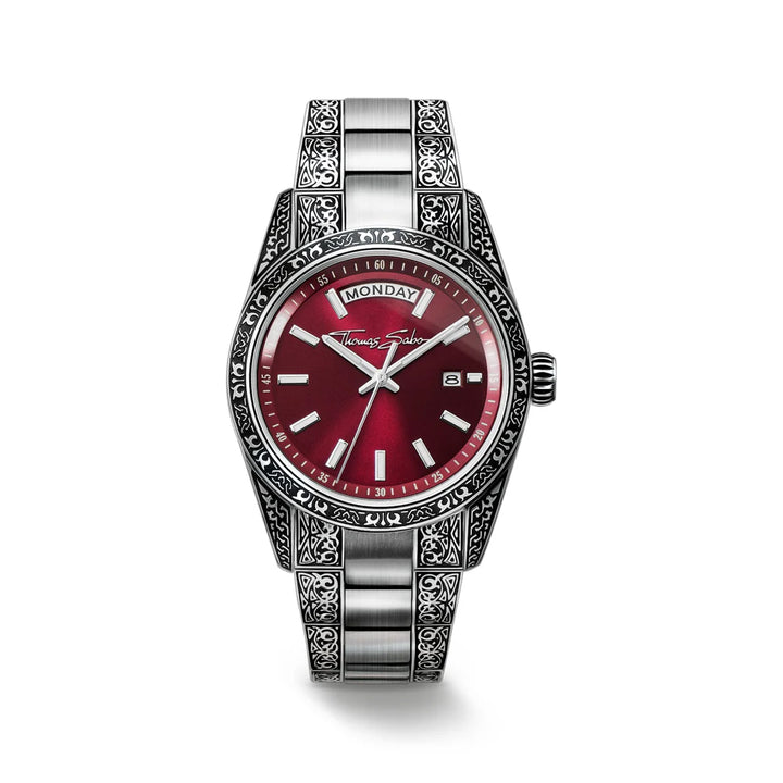 THOMAS SABO Rebel Revive Watch 36mm Red TWA0425