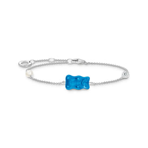 THOMAS SABO BRACELET with Blue Goldbears, Freshwater Pearl & Zirconia TA2151BLU