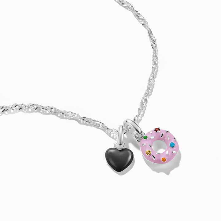 Thomas Sabo Silver-Plated Red Enamel Heart Charm CCC1368MBL