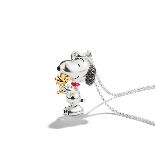 THOMAS SABO Snoopy & Woodstock Pavé Peanuts Necklace TKE2345