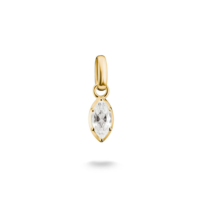 Thomas Sabo Gold-Plated April Birthstone Charm CCC1332MY