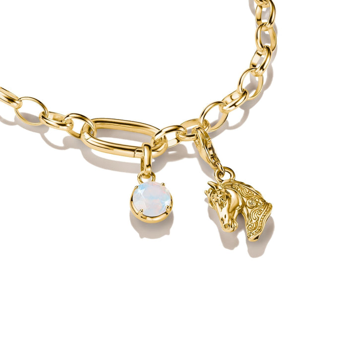 Thomas Sabo Gold-Plated June Birthstone Charm CCC1334MY