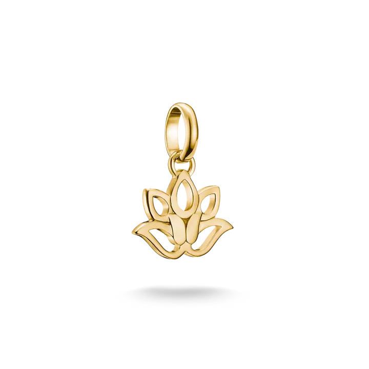 Thomas Sabo Gold-Plated Lotus Flower Charm CCC1363MY