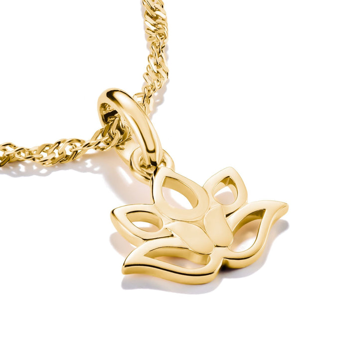 Thomas Sabo Gold-Plated Lotus Flower Charm CCC1363MY