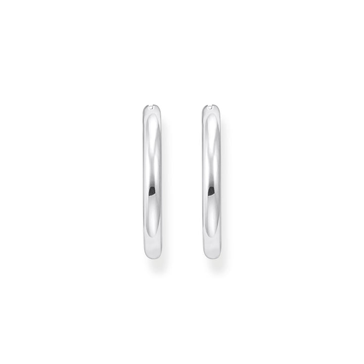 THOMAS SABO Classic Hoop earrings in wider shape silver TCR745