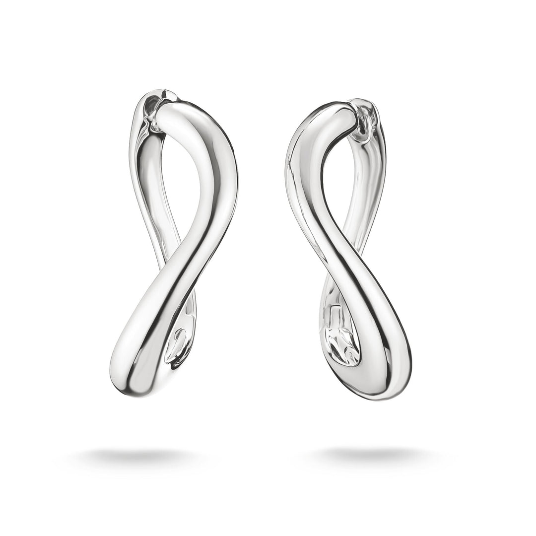 THOMAS SABO Hoop earrings wave-shaped TCR764
