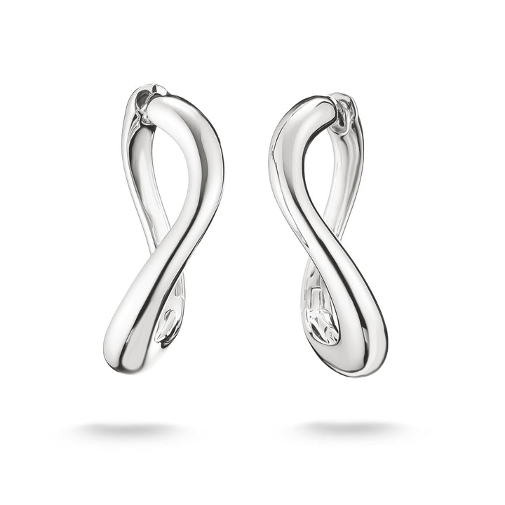 THOMAS SABO Hoop earrings wave-shaped TCR764