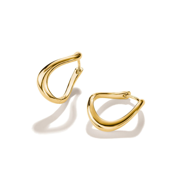 THOMAS SABO Hoop earrings wave-shaped TCR764MY