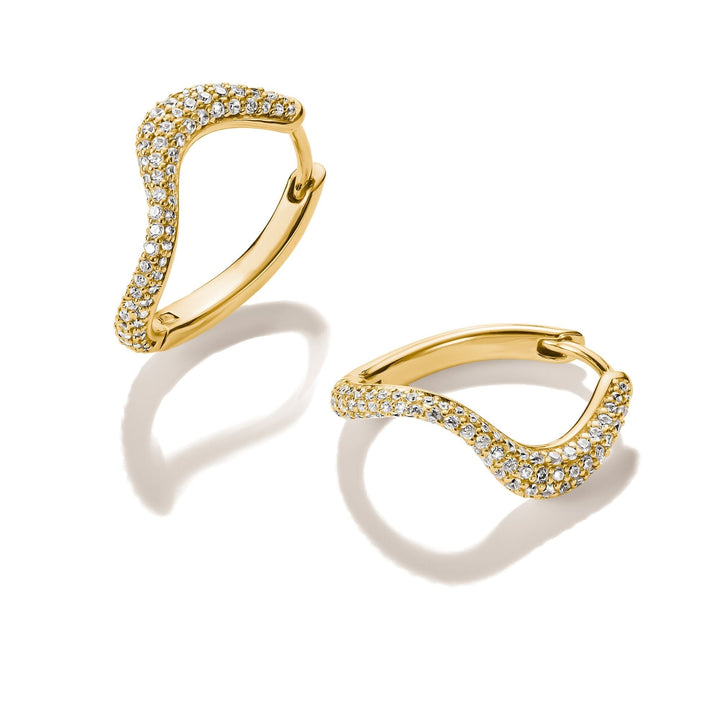 THOMAS  SABO Hoop earrings with zirconia TCR765MY