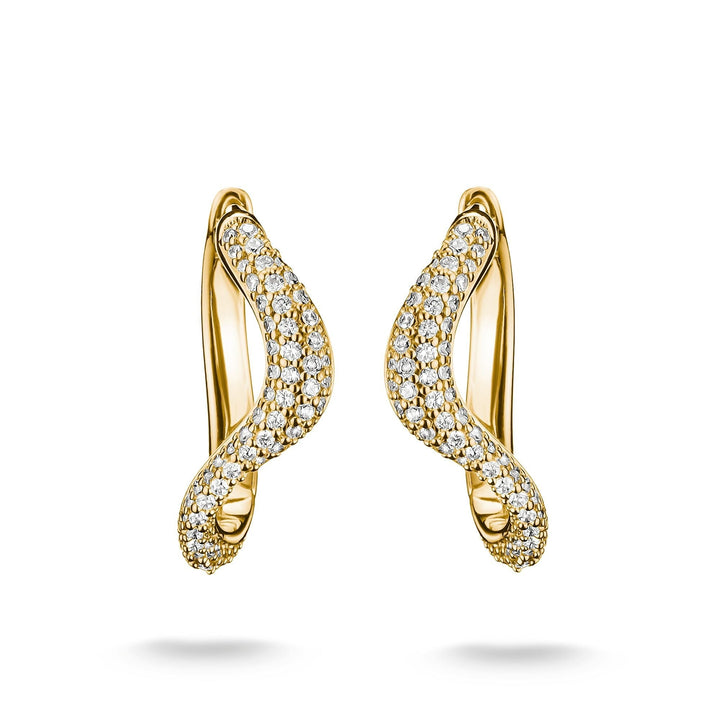 THOMAS  SABO Hoop earrings with zirconia TCR765MY