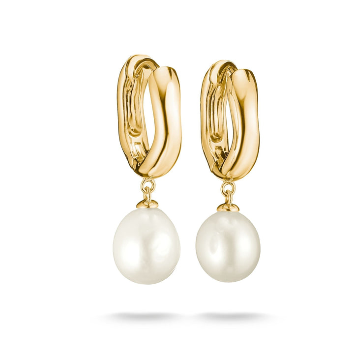 THOMAS SABO Hoop earrings pearl TCR766Y
