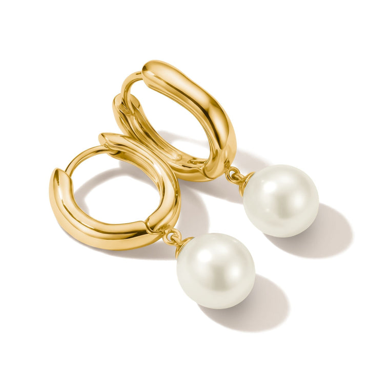 THOMAS SABO Hoop earrings pearl TCR766Y
