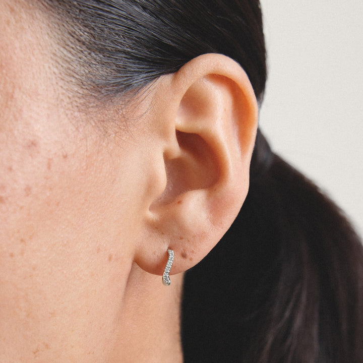 Thomas Sabo Hoop earrings with zirconia TCR775
