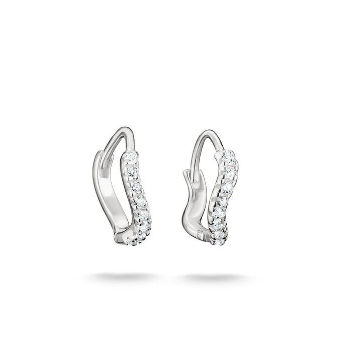 Thomas Sabo Hoop earrings with zirconia TCR775