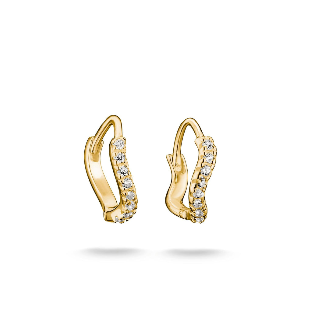 Thomas Sabo Hoop earrings with zirconia TCR775MY